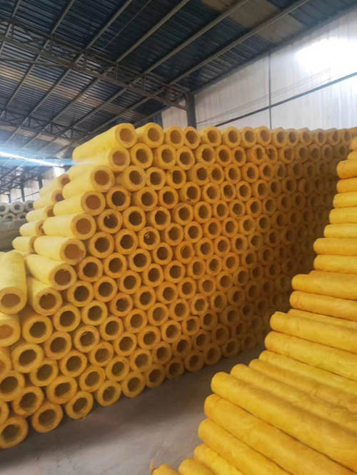 Rosewool glasswool pipe