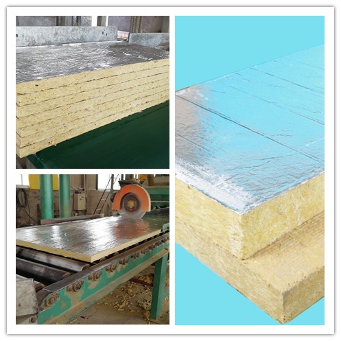 rock wool board with double aluminum foil